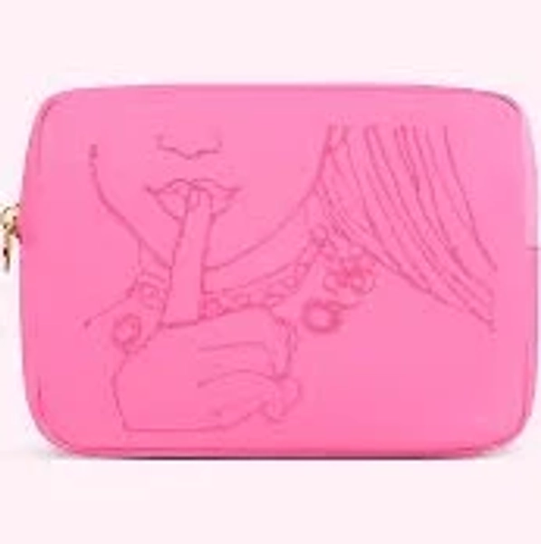 Stoney Clover Lane Hannah Montana Hand Embroidered Large Pouch