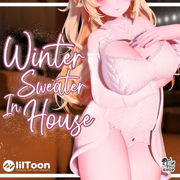 『Winter Sweater In House』 [For 21 Female Avatar]