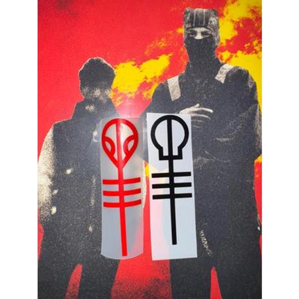Twenty One Pilots Skeleton and Alien Duo Sticker Pack