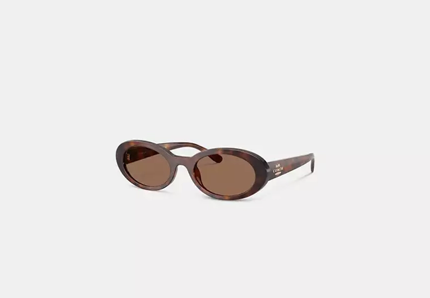 Narrow Oval Sunglasses