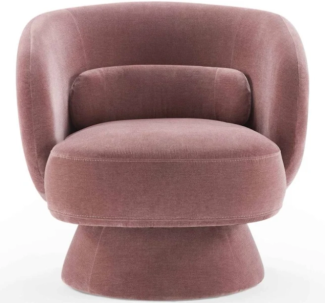 Saboor MINIMORE Modern Style Swivel Accent Chair Orren Ellis Fabric