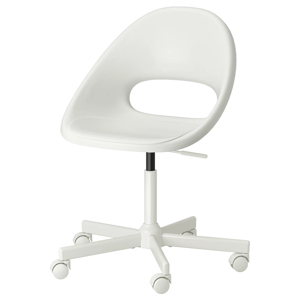 LOBERGET / MALSKÄR swivel chair, white  - IKEA Ireland