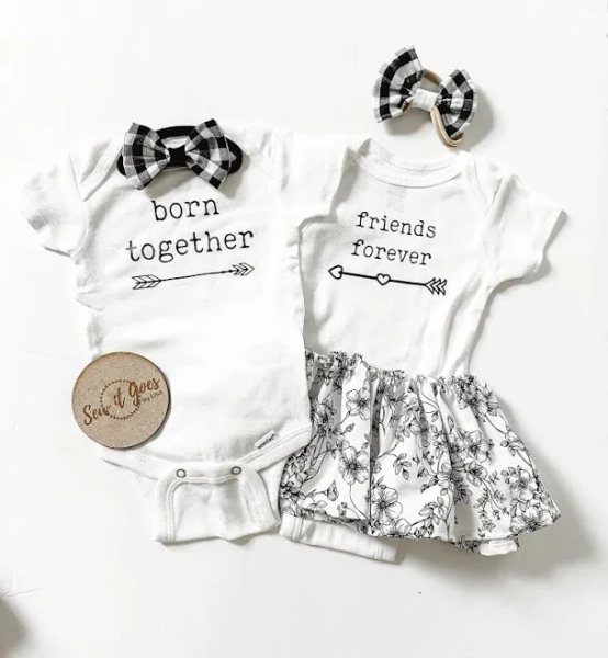 Twin Boy and Girl Outfit