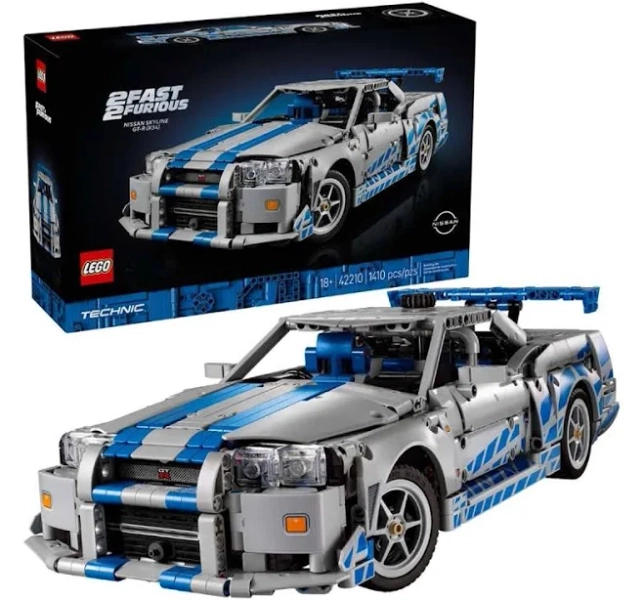 LEGO 42210 Technic 2 Fast 2 Furious Nissan Skyline GT-R Car