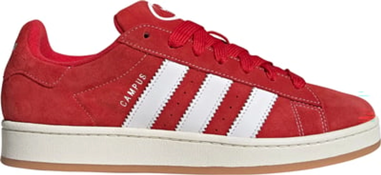 adidas Men's Campus 00s Shoes, Size 12.5, Red/White
