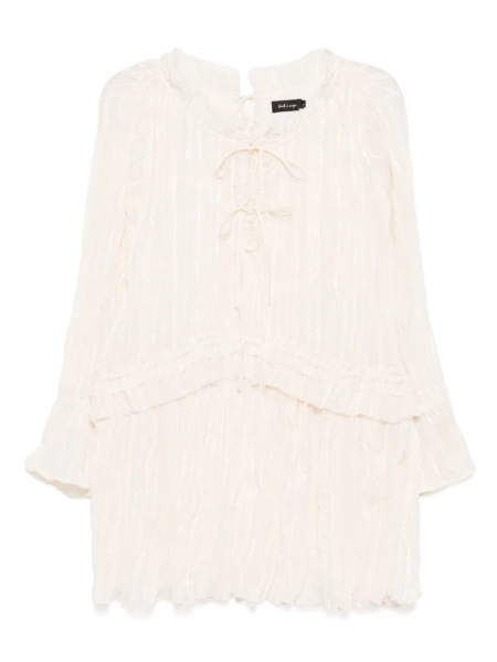 tout a coup robe mi-longue à volants | XS