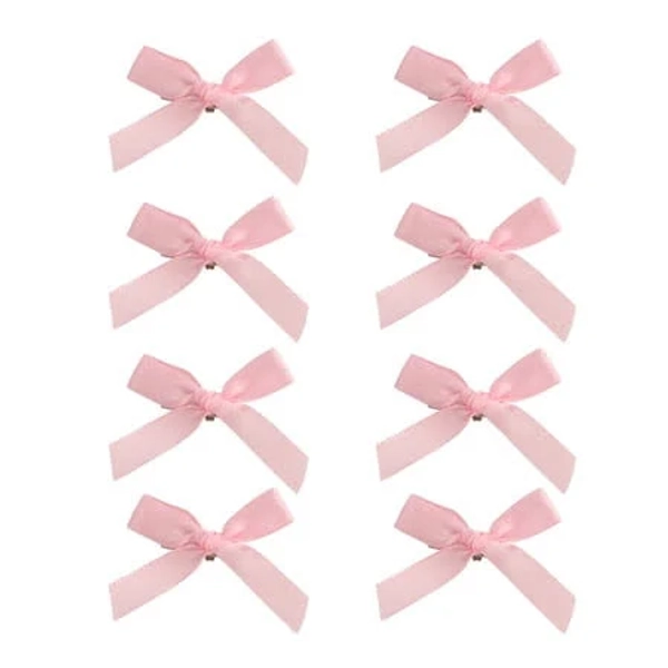 8pcs Satin Bow Hair Clip