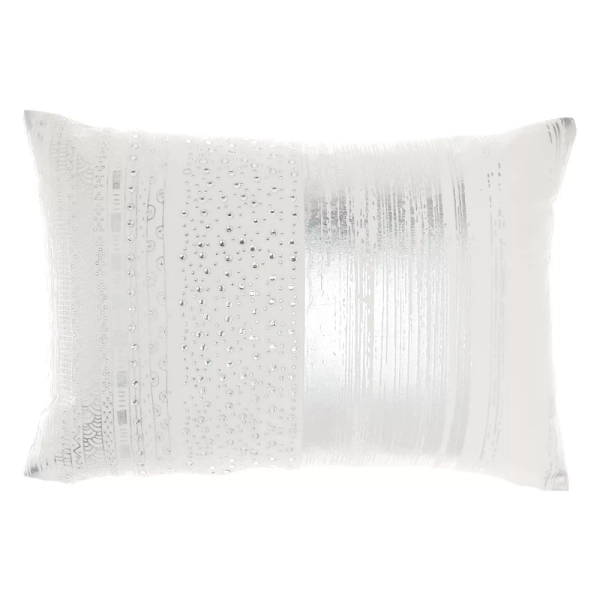 Mina Victory Luminescence Metallic Print Throw Pillow