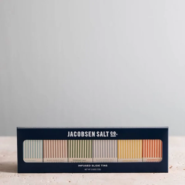 Jacobsen Salt Co. Infused Slide Tin Collection