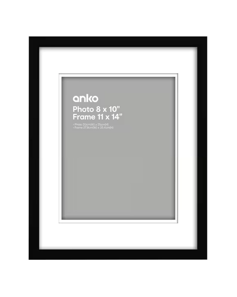 Nice Photo Frame - Black - Black - One Size