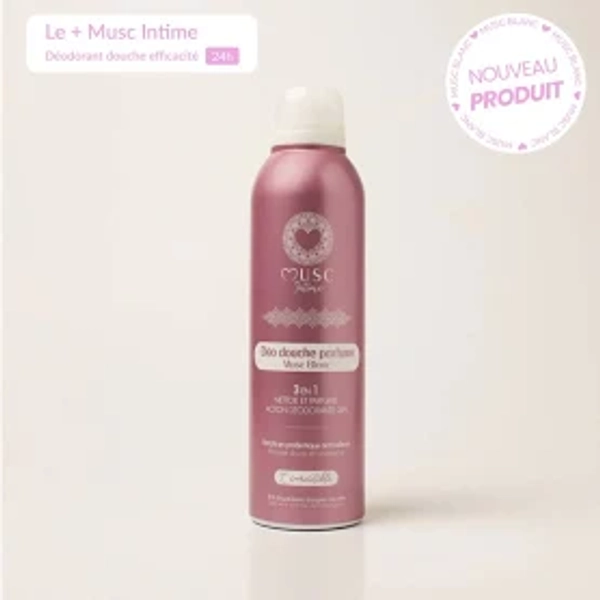 Musc Intime Déo douche L'irrésistible musc blanc 3-en-1 200mL