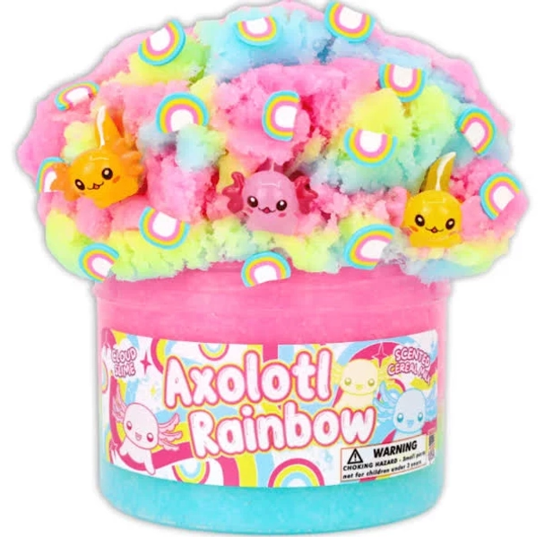 Axolotl Rainbow Dope Slime