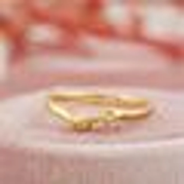 Solid Gold Pinky Promise Hand Ring - Symbolic Wedding Jewelry