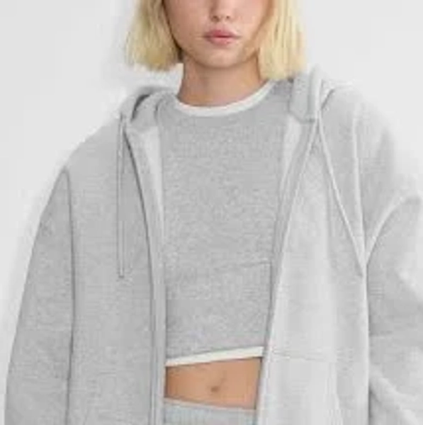Cozy Sweatfleece Boyfriend Zip Hoodie Sweatshirt