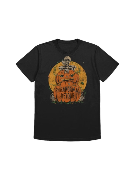 pumpkin skull tee