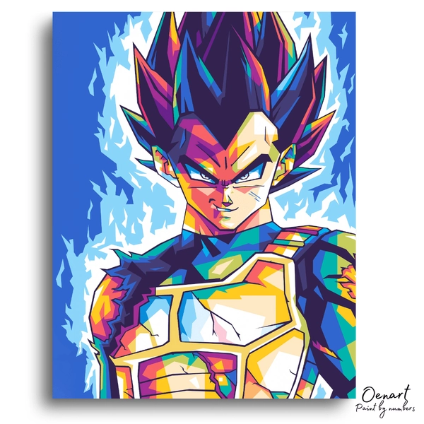 Colorful Hero Energy Power - Anime Paint By Numbers Kit