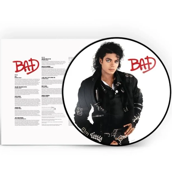 Michael Jackson Bad LP Picture Disc Vinyl