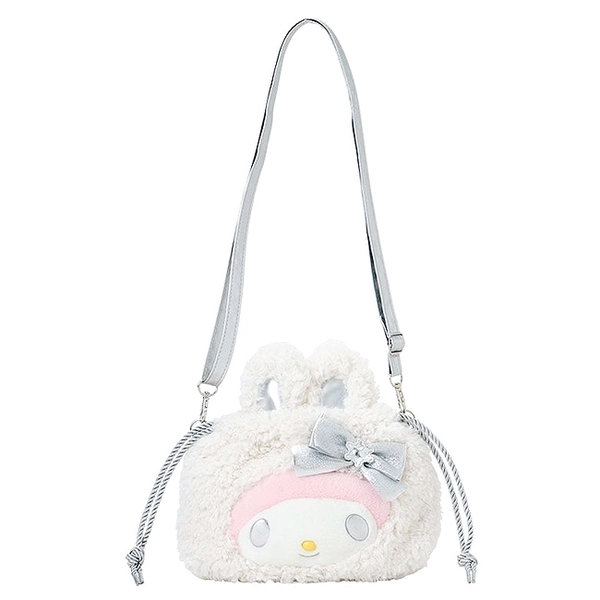 Buy Sanrio My Melody Snow Rabbit Costume Plush Drawstring Shoulder Handbag at ARTBOX