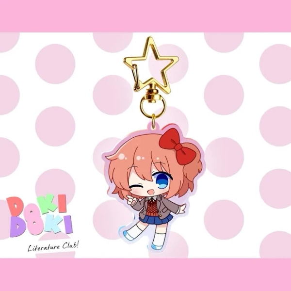 Doki Doki Literature Club! Acrylic Keychain Sayori