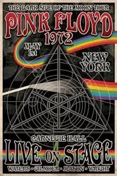 Pink Floyd Dark Side of The Moon Tour Poster