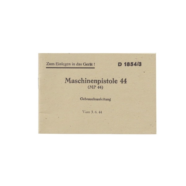 Die Maschinenpistole 44 manual