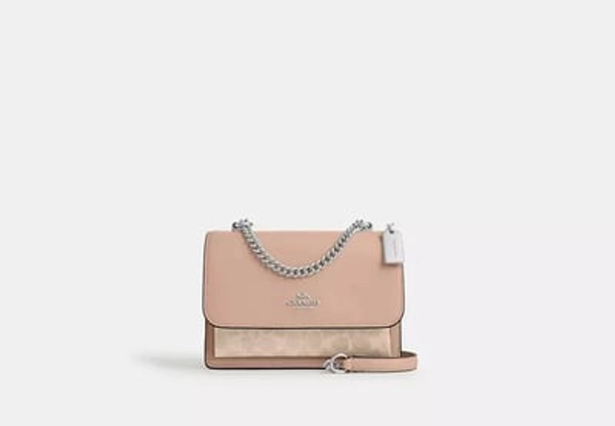 Coach Outlet Klare Crossbody Bag In Signature Canvas - Beige, Size: Medium