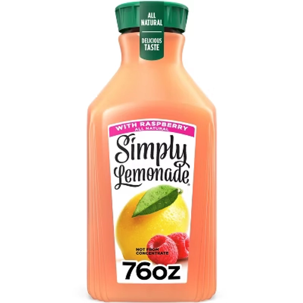 Simply Beverages Lemonade with Raspberry Juice - 76 fl oz