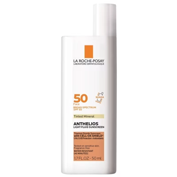 La Roche Posay Anthelios Tinted Ultra-Light Fluid Mineral Face Sunscreen with Titanium Dioxide - SPF 50 - 1.7 fl oz