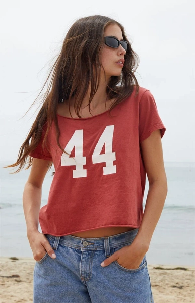 Red Chloe 44 Off-The-Shoulder Top