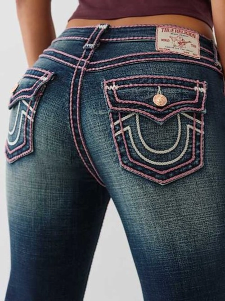Women's Becca Rope Stitch Bootcut Jean | Jazz Lounge | Size 27 | True Religion