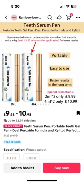 teeth serum 