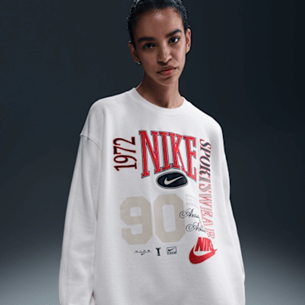 Nike Sportswear Women's Oversized Crew-Neck French Terry Sweatshirt