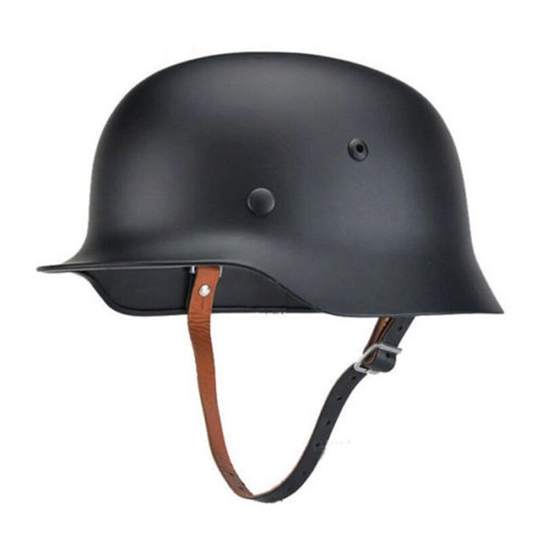 WW2 WWII German Elite Army Gear WH Army M35 M1935 Steel Helmet Black