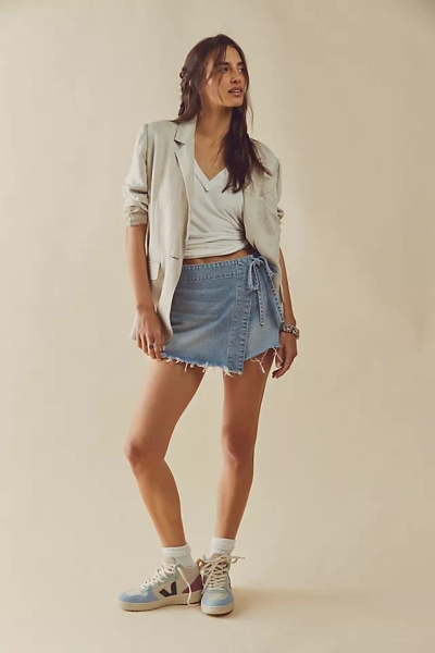We The Free Emmy Denim Skort