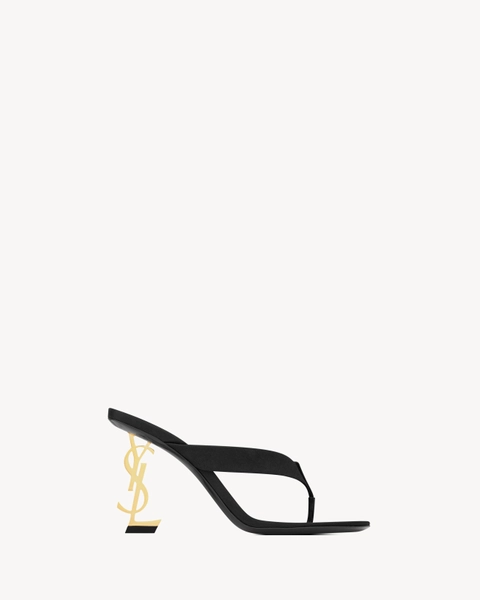 OPYUM mules in satin crepe