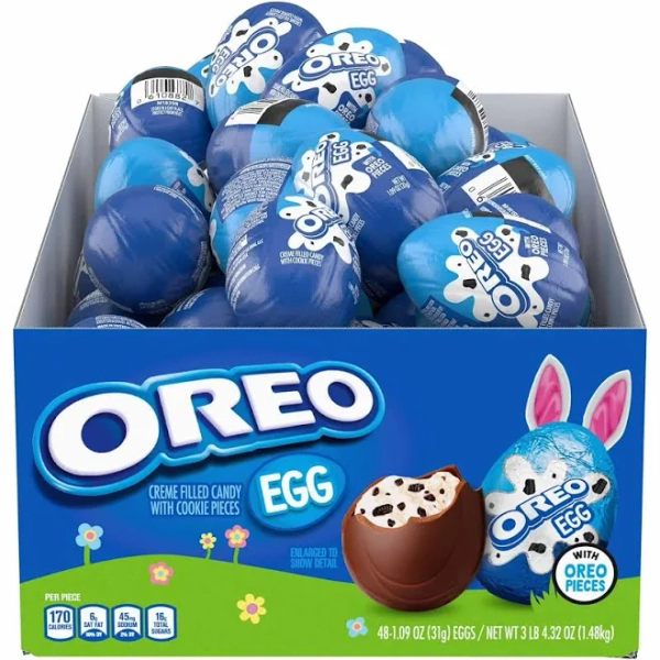 OREO Creme Filled Chocolate Candy Easter Eggs (48 PACK)
