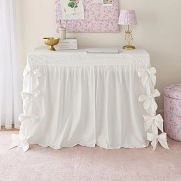 LoveShackFancy Bows Desk Skirt