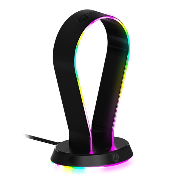 4Gamers Light Up RGB Headset Stand With USB Charging Ports - Nintendo Switch - EB Games Australia