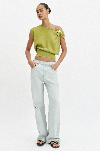 TRIM KNIT TOP