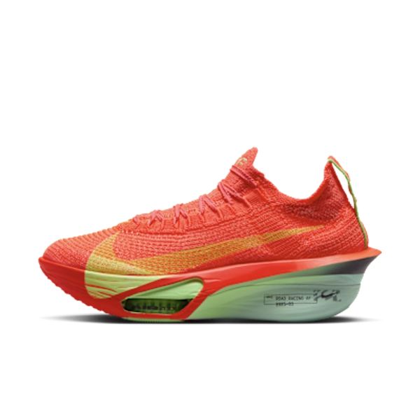 Nike Alphafly 3 Women's Road Racing Shoes - Bright Crimson/Lime Blast/Mint Foam/Cave Purple - Size 5