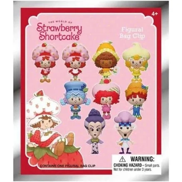 Strawberry Shortcake 3D Foam Bag Clip