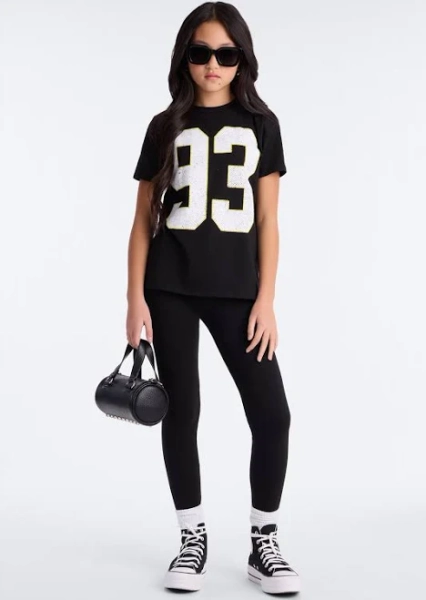 Fashion Nova Kids' Mini 93 Sporty Vibe Graphic Pant Set