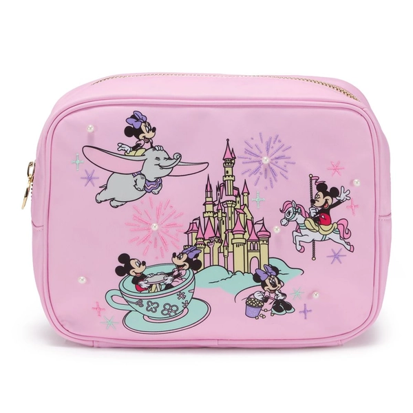 Mickey and Minnie Mouse in the Parks Large Pouchette by Stoney Clover Lane – Exclusive | Disney Store
