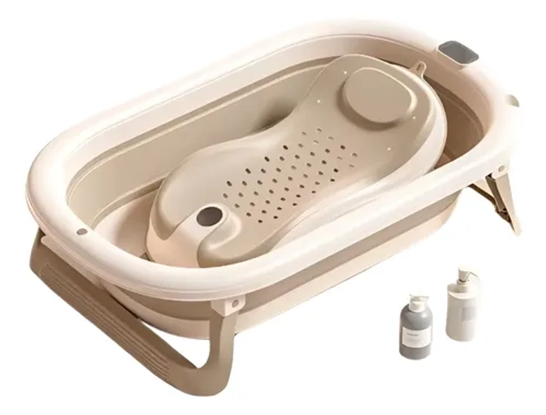 Bañera Plegable Espa 25l 71x43x18.5cm Con Soporte Reductor
