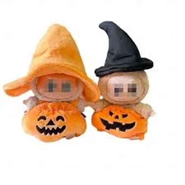 Clothes for labubu Dolls - Halloween Cute Outfit for 6.7 Inch (17cm) Costume Accessory (NO Doll) Fashion Doll Clothes Outfit Set Removable Kawaii