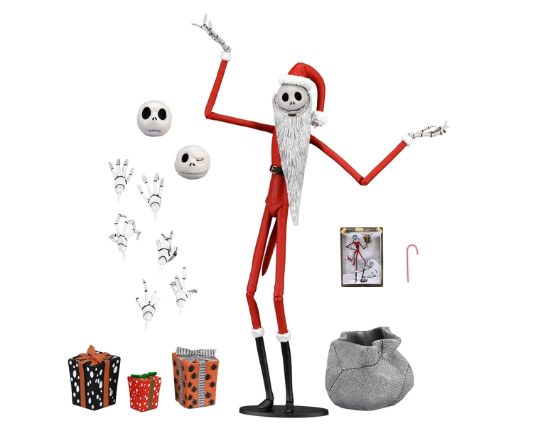 Nightmare Before Christmas - 7” Scale Action Figure - Ultimate Santa Jack - Walmart.com