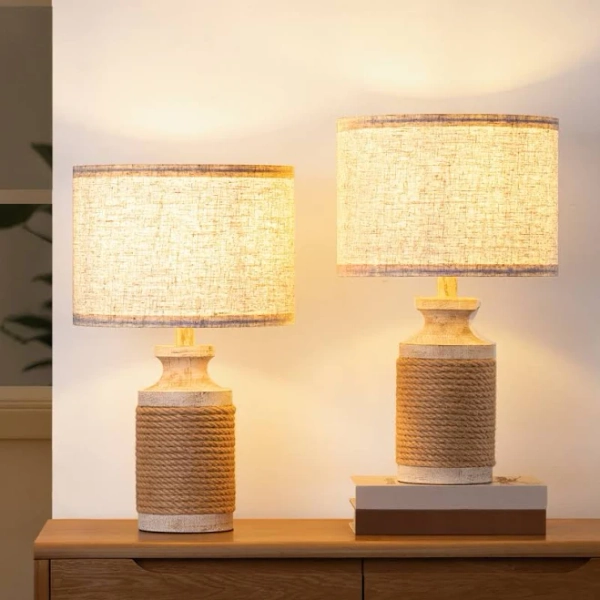 Breakwater Bay Solid Wood Table Lamp Set of 2