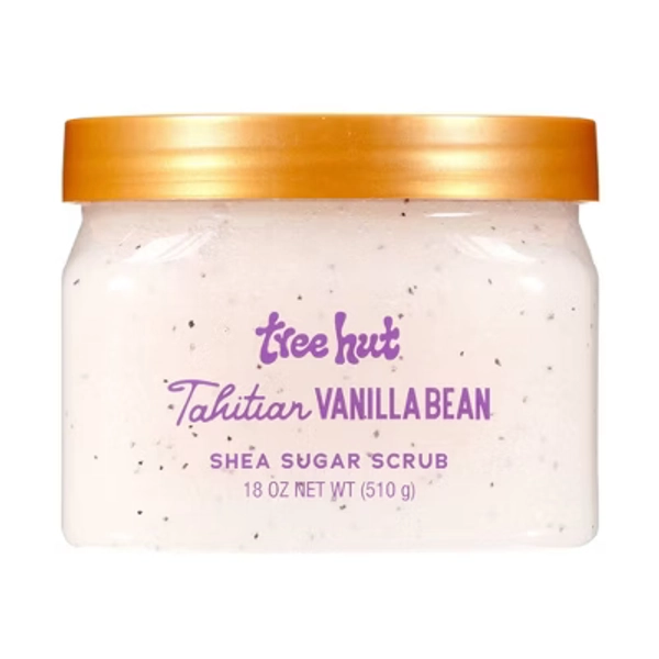 Tree Hut Tahitian Vanilla Bean Shea Sugar Body Scrub - 18oz