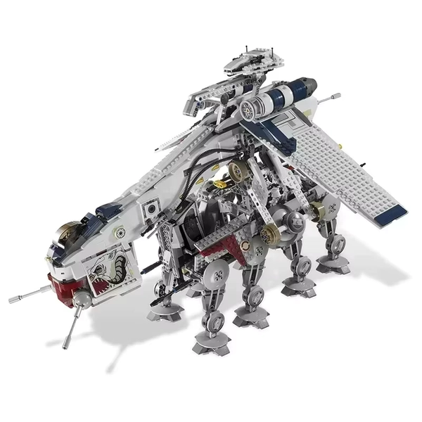Hot Toys Star Wars  Republic Dropship With AT-OT Walker Compatible 10195 Transport Ship Toys For Children Christmas Gifts - AliExpress 