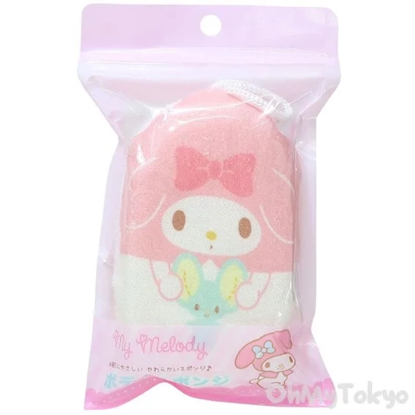 Sanrio My Melody Body Sponge Official Kawaii Japanese Merchandise Store | Next-Day UK Delivery